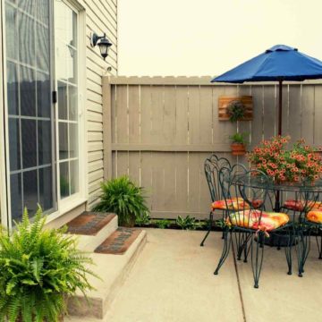 Stylish Outdoor Dining Area