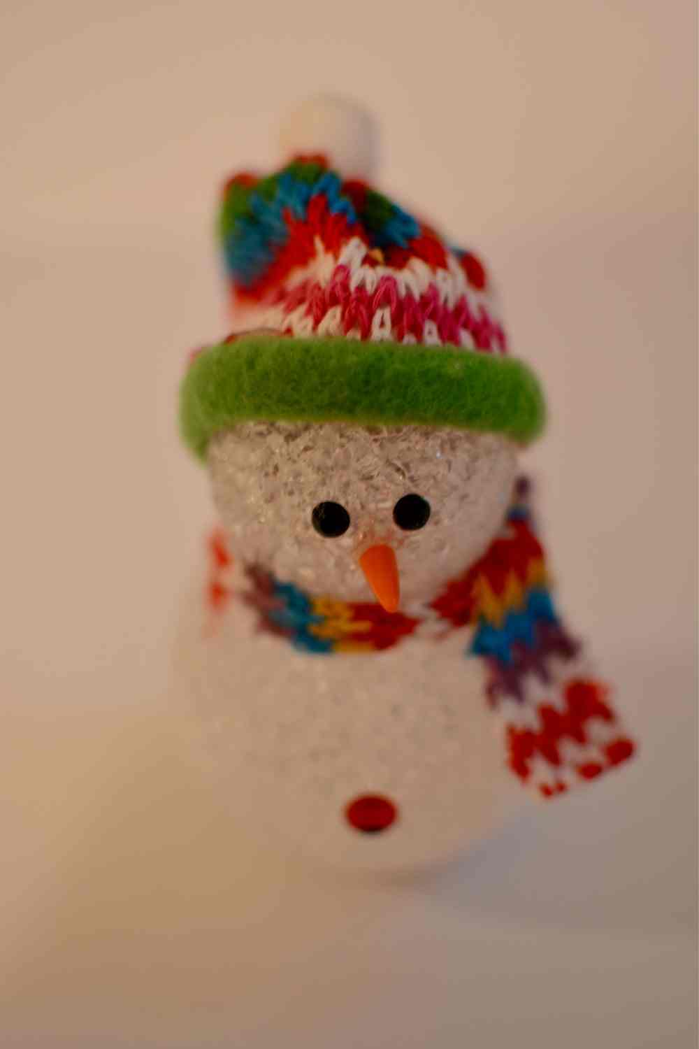 Crystal ball snowman