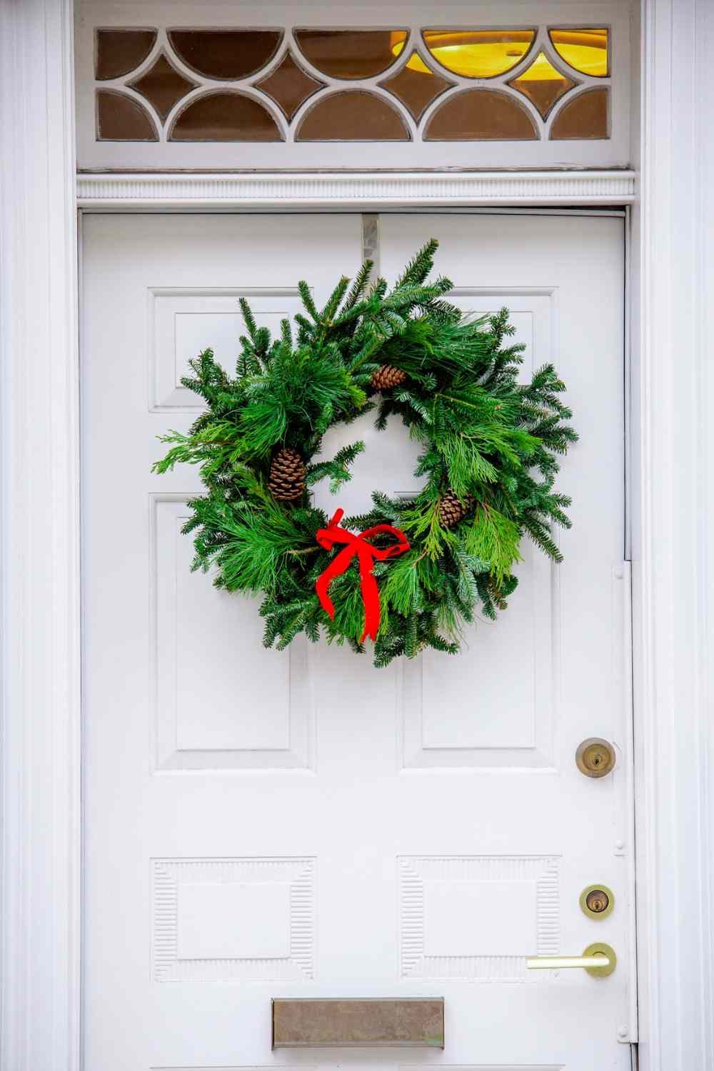 Ornate wreaths for the doors