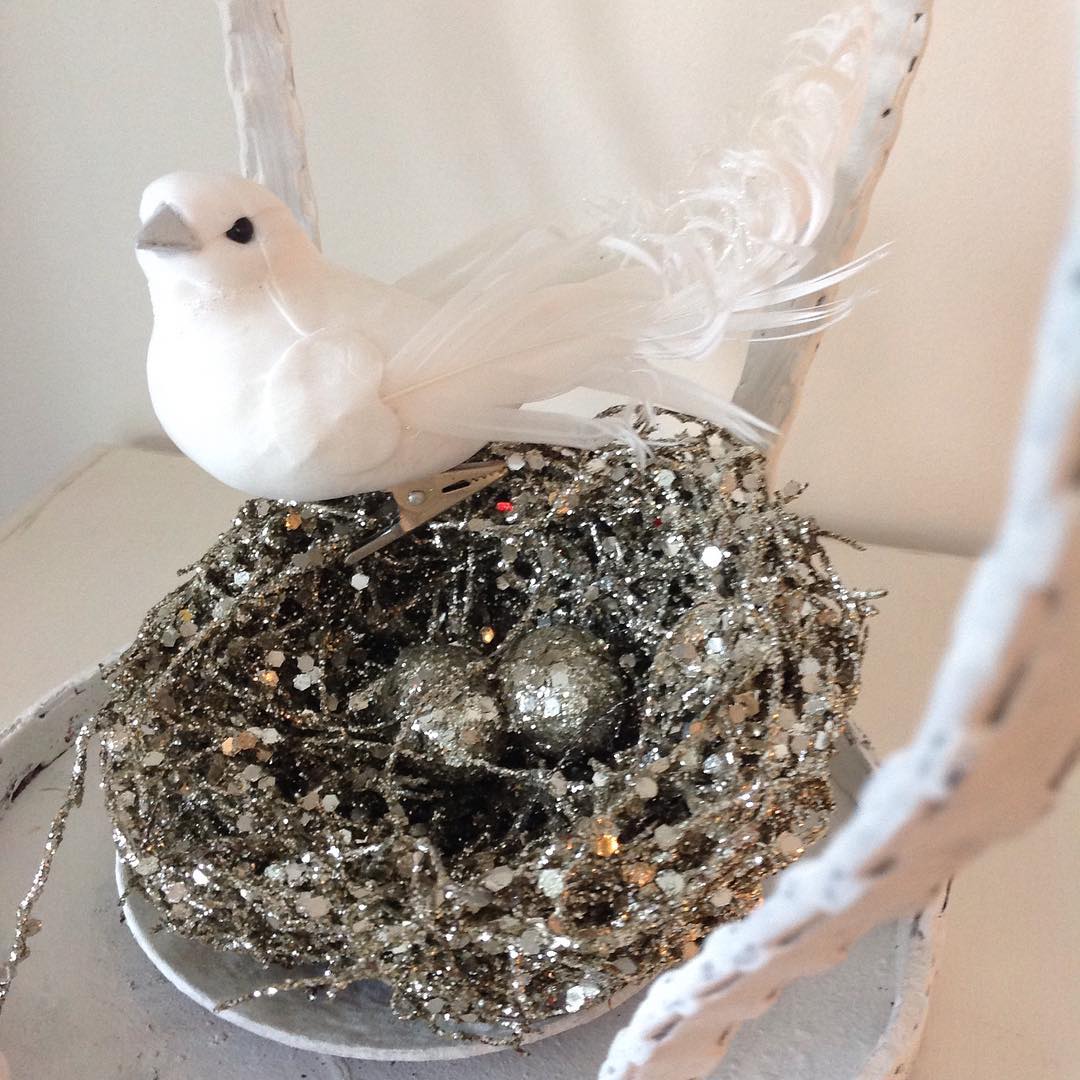 So pretty bird ornament.