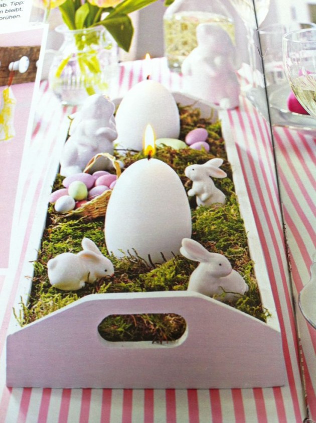 Beautiful Easter Table Decoration