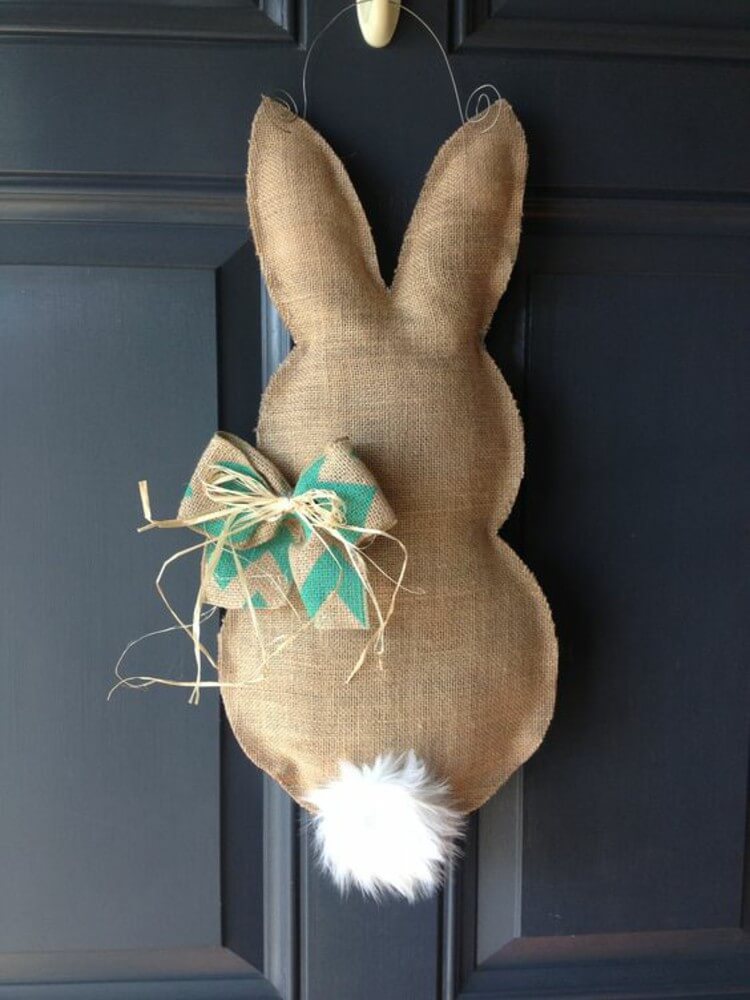 Burlap Easter Bunny