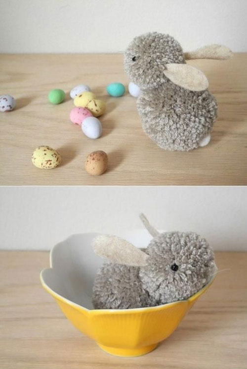 DIY Pom Pom Bunny