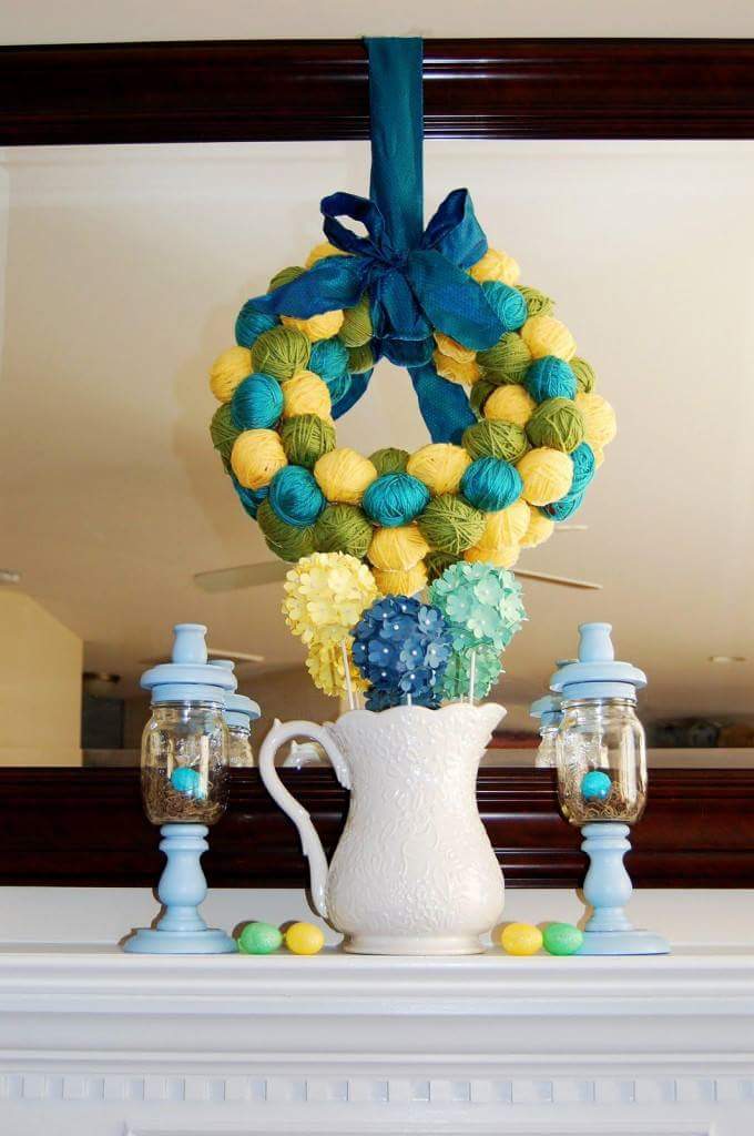 Easter Egg Wreath For A Colorful Celebration