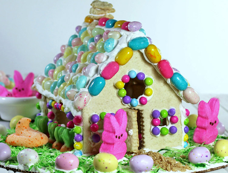 Easter Sugar Cookie House