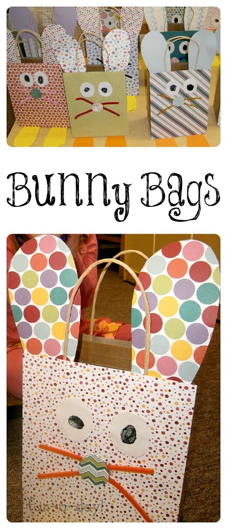 Easter bunny bags