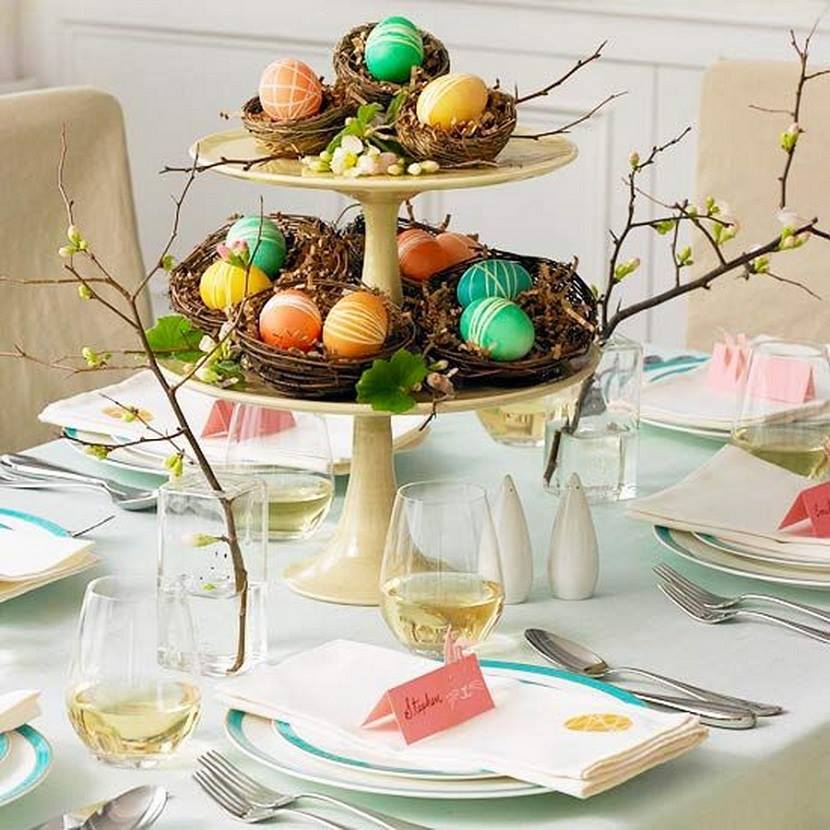 Eggs Easter Table Decorations