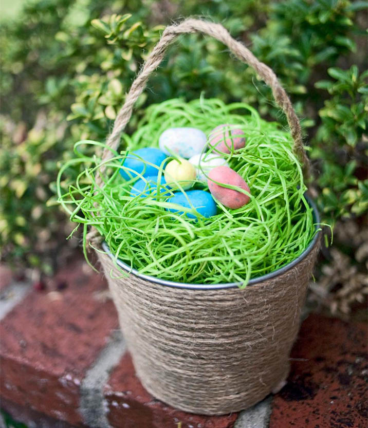 Jute Easter Basket