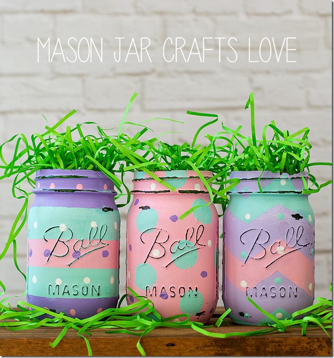 Paint some mason jars