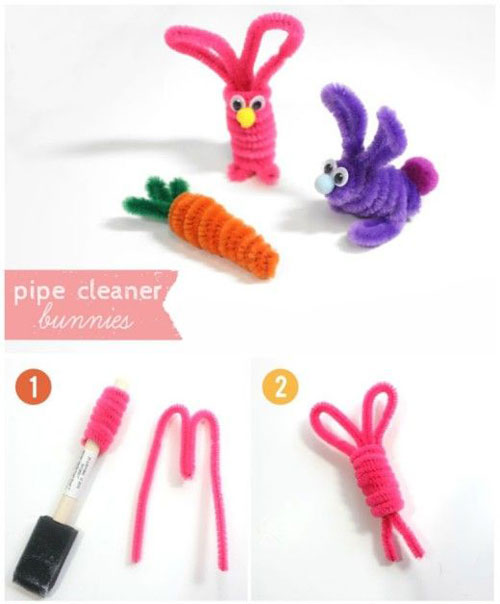 Pipe Cleaner Bunnies