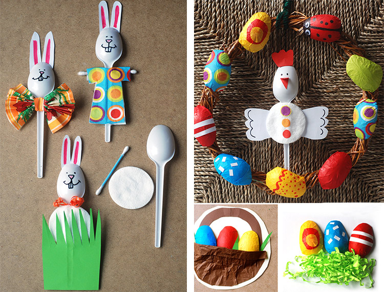 Plastic Spoon Spring Animals