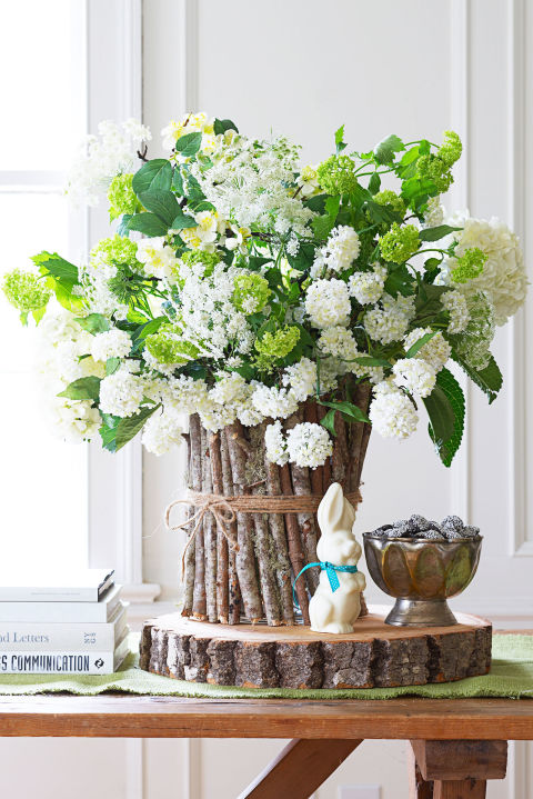 Queen Anne's Lace and Hydrangeas