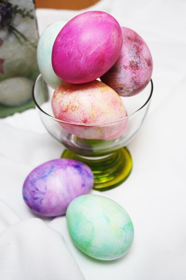 Shaving Cream Easter Eggs