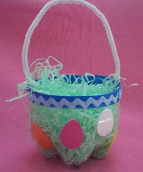 Soda Bottle Easter Baskets