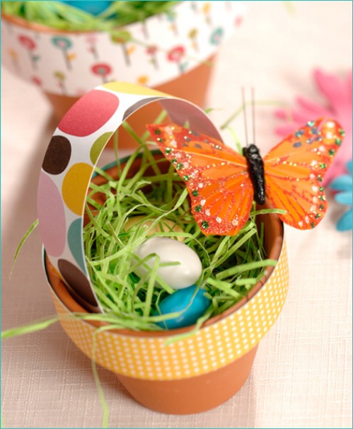 Terra Cotta Easter Baskets