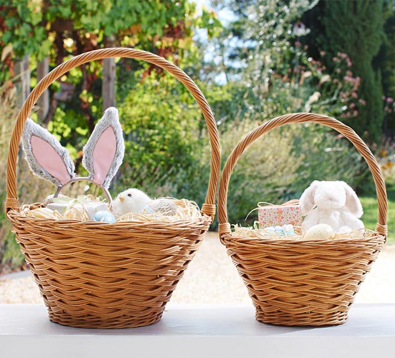 Wicker Easter Basket