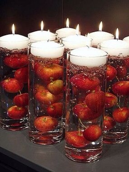 Apples and Candles.