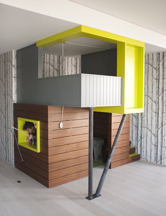 Cool Indoor Treehouse That Can Make Your Kids Happy