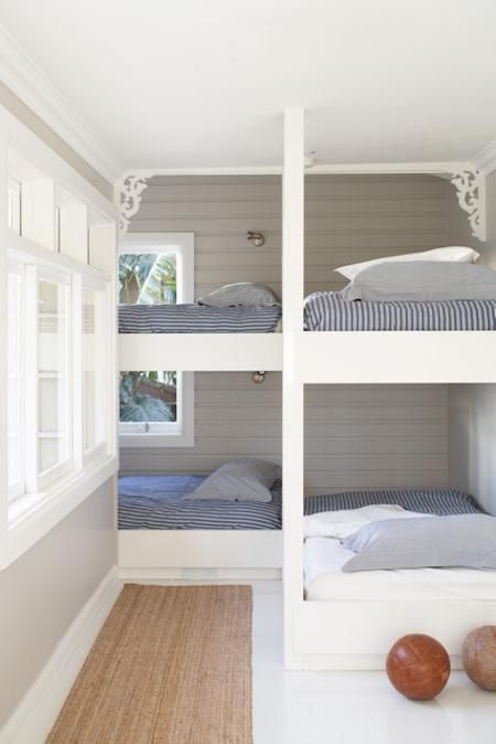 Inspirational Example Of Built-In Bunk Beds