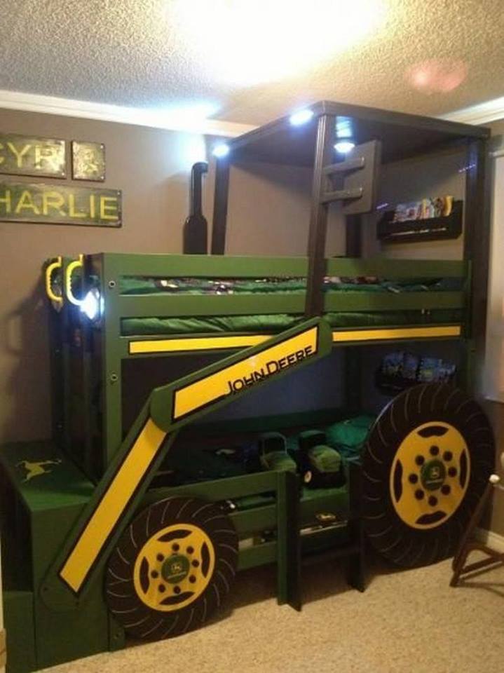 Tractor Bunk Bed for Boys