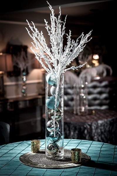 Winter Themed Centerpiece