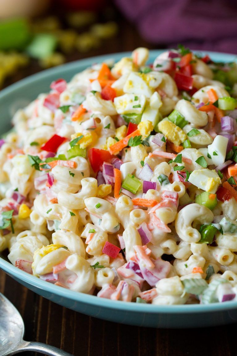 Rainbow Macaroni Salad