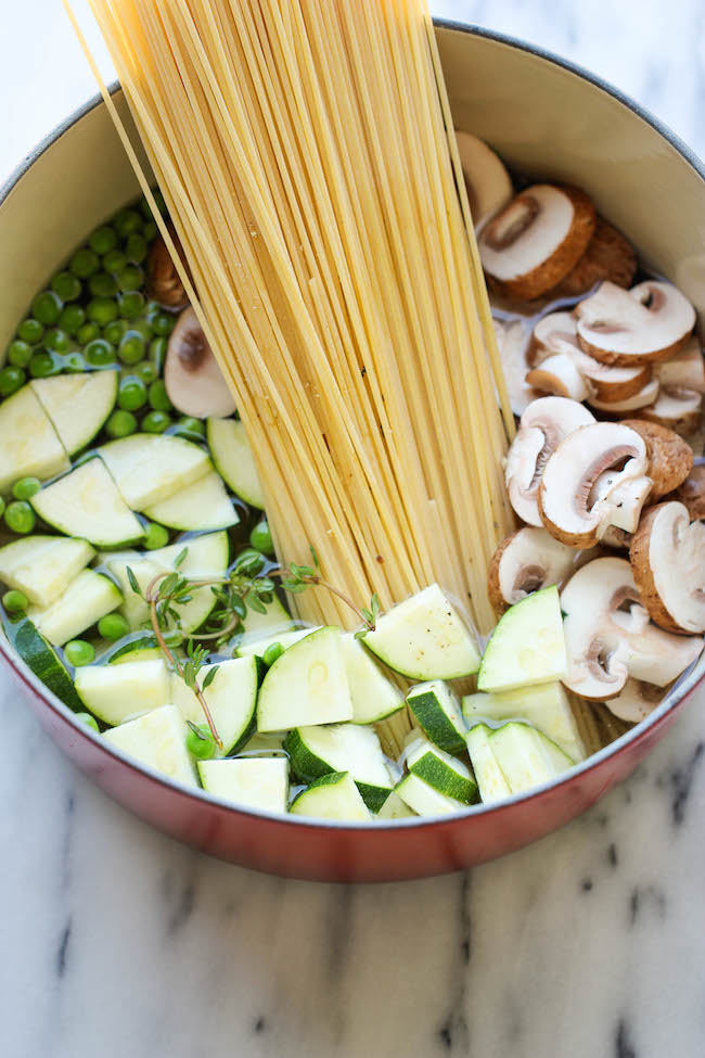 Zucchini Mushroom Pasta