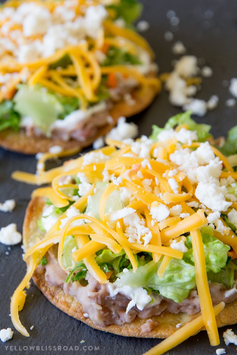 Crunchy Baked Tostadas