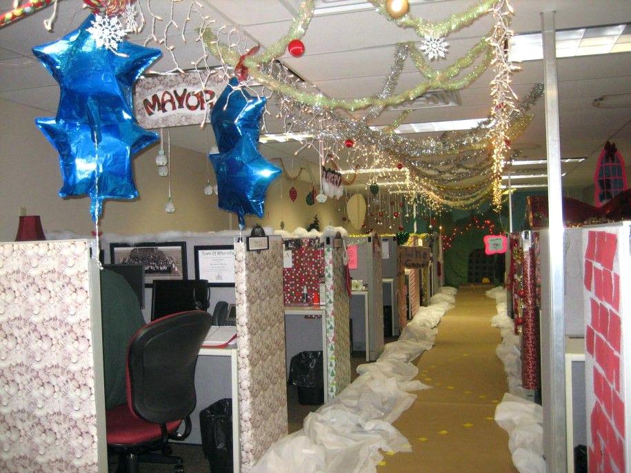 60 Gorgeous Office  Christmas  Decorating  Ideas  Detectview