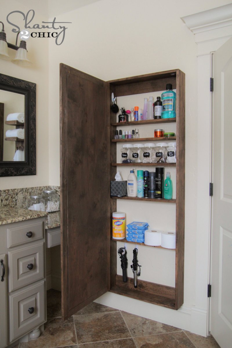 DIY Bathroom Storage