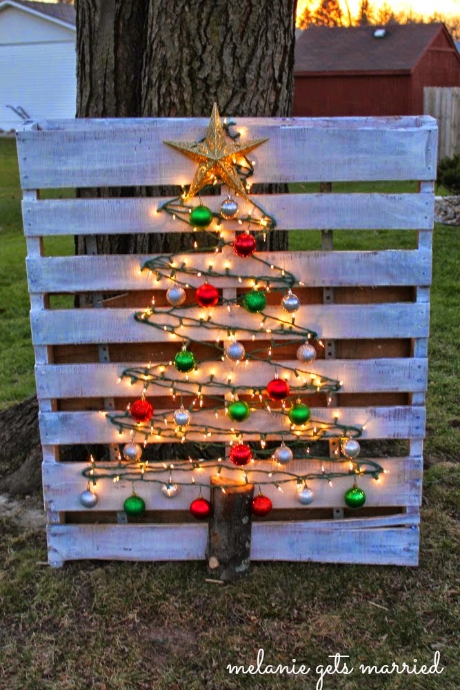 #DIY #Outdoor #Christmas #decorations DIY Christmas tree