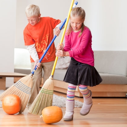 DIY Halloween Bowling Set