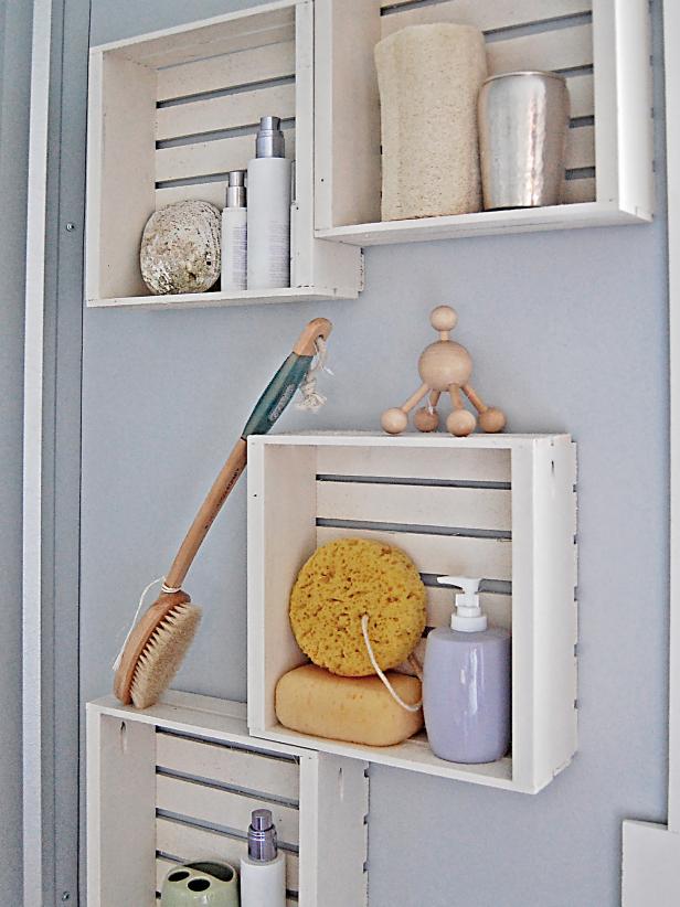 Fast And Easy Bathroom Shelving