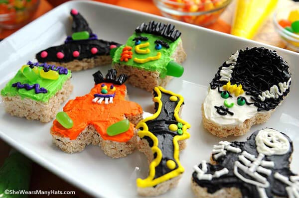 Halloween Rice Krispies Treats