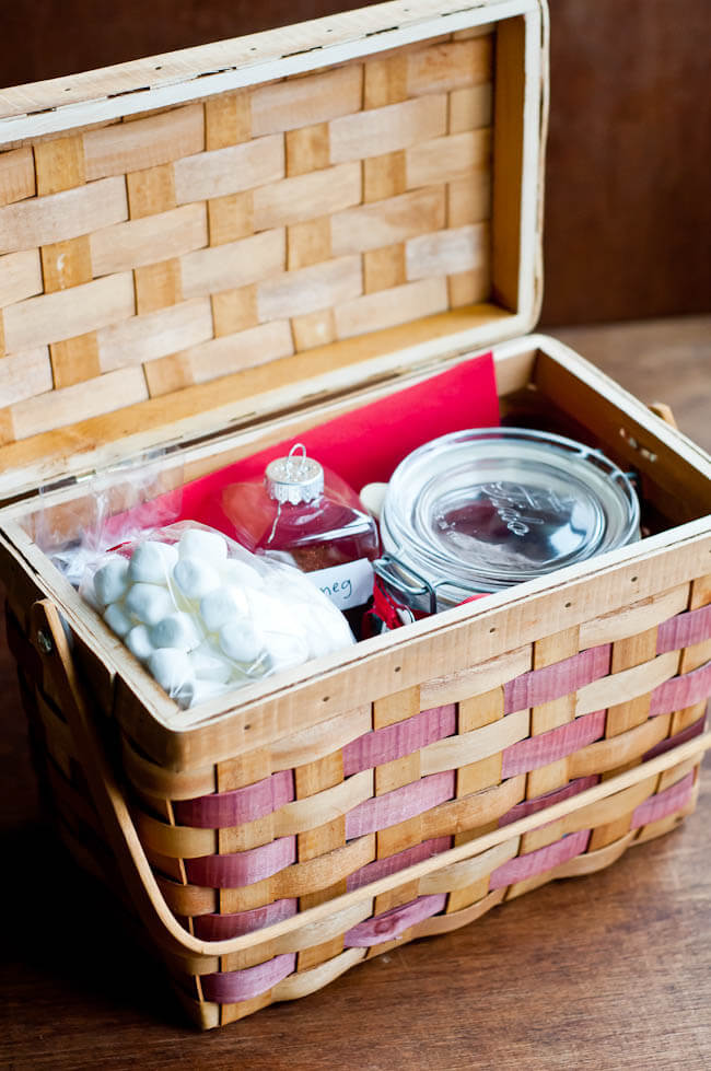 Hot Cocoa Mix Gift Basket