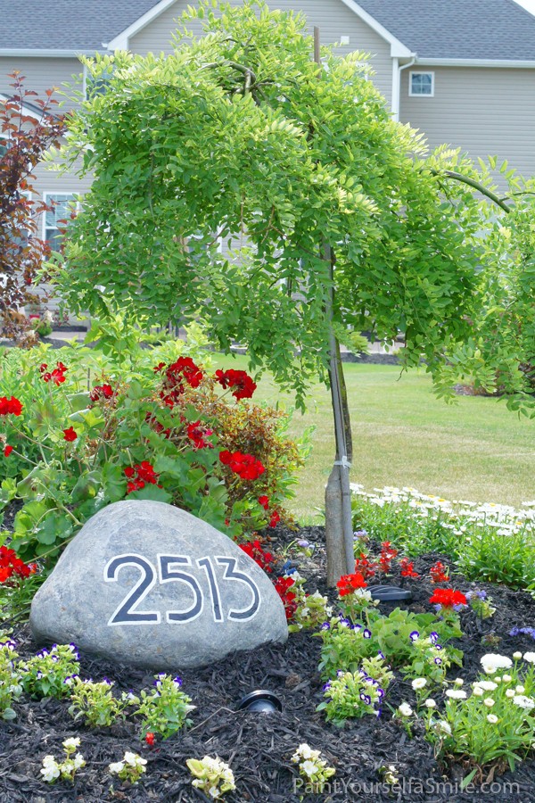 House Numbers on a Big Rock