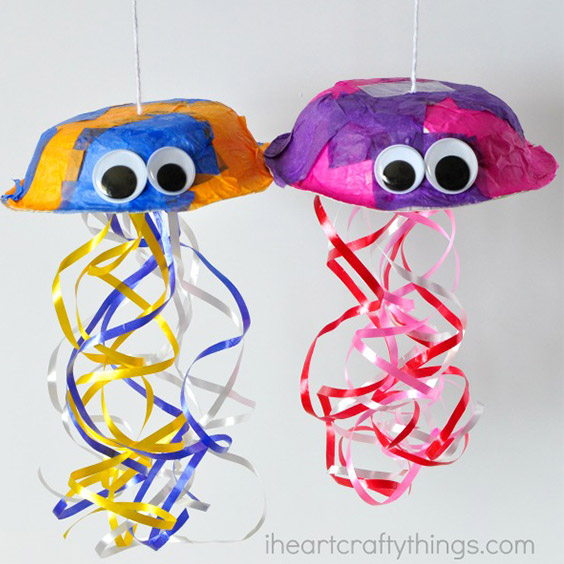 Jellyfish decorations - Carnival chores