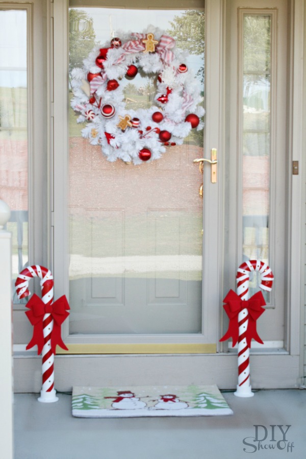 Lighted PVC Candy Canes