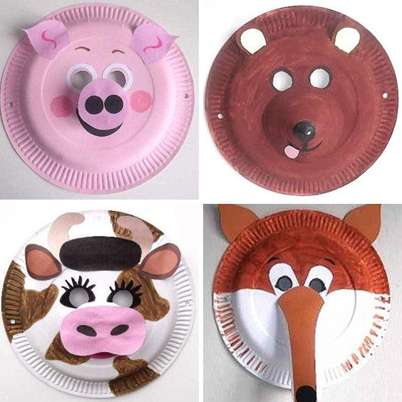 Masks of animals - Carnival chores