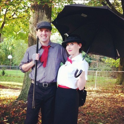 Mery Poppins and Bert