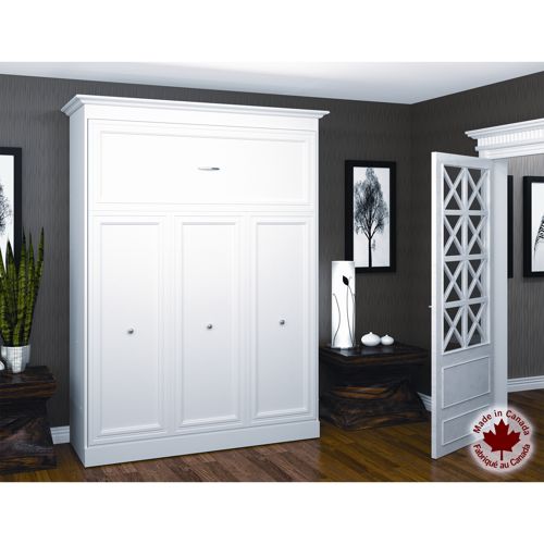 #Murphy #Bed Murphy Beds Costco For Paint Color With White Bed Love The French Doors