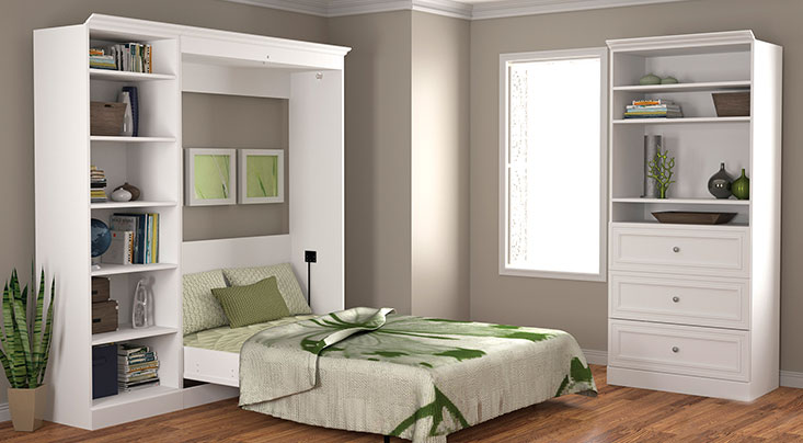 #Murphy #Bed Murphy Beds Costco Regarding Studio White Designs