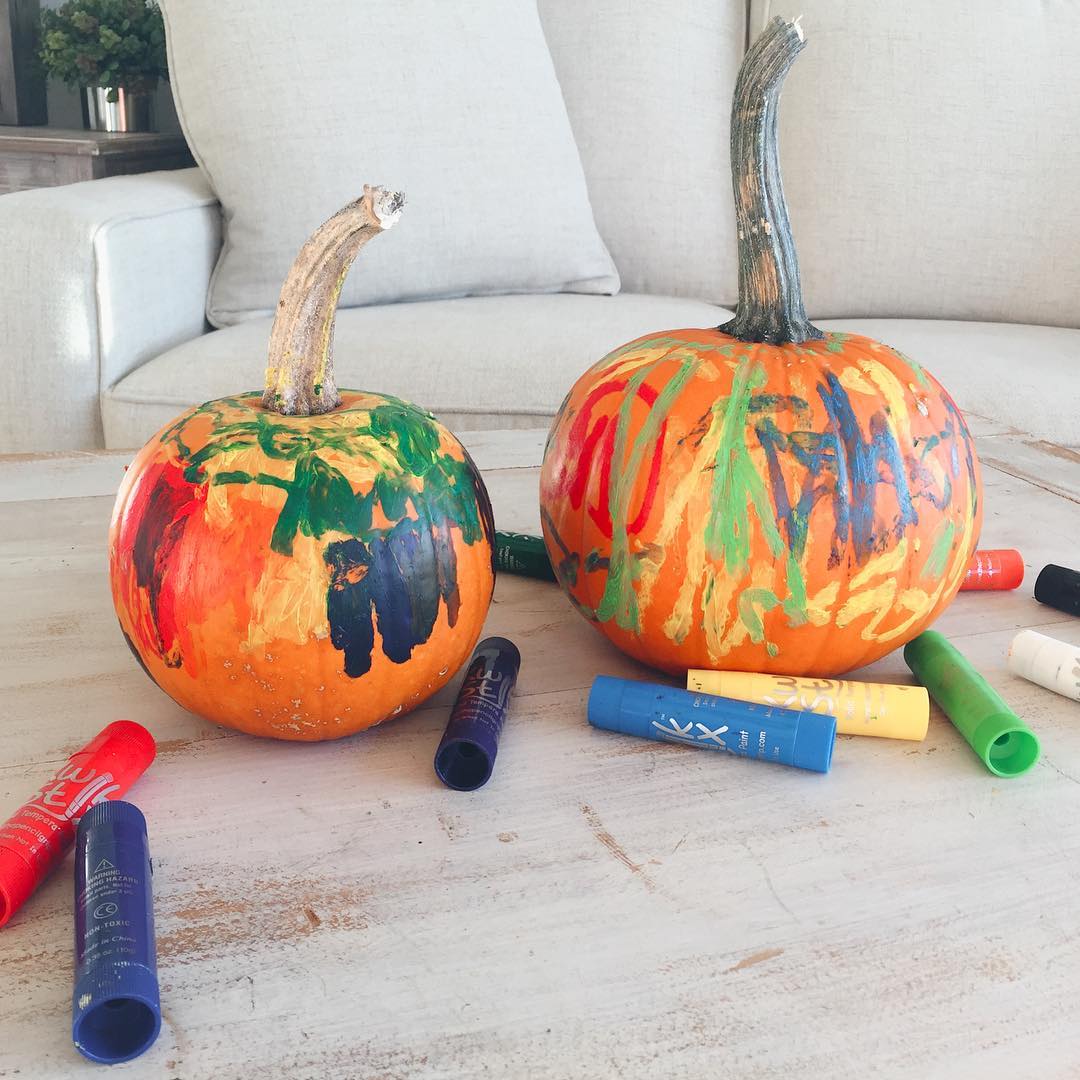 Pumpkin painting for the win!