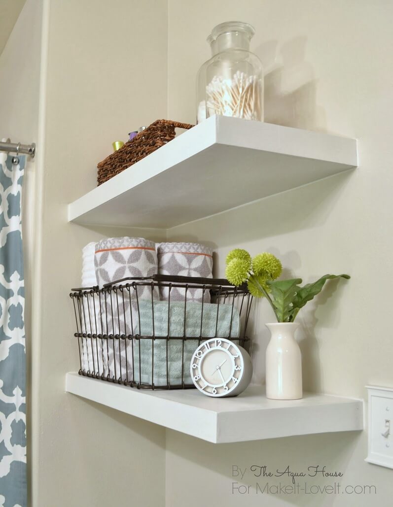 Scandinavian Simplicity Corner Shelves