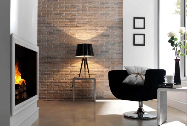 #Wall #Coverings Sitting comfortably by the fireplace