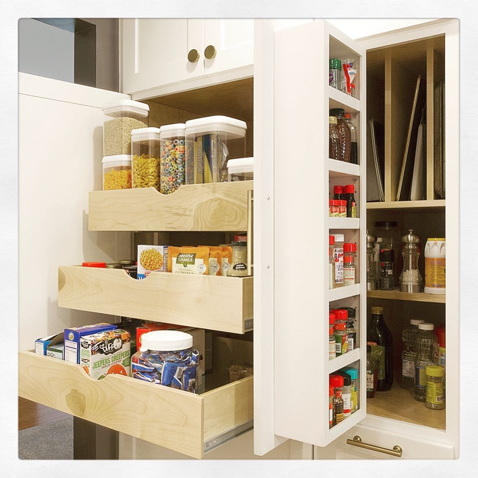 Some custom pantry organization