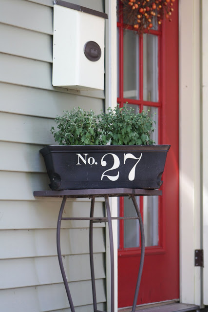 Window Box House Number