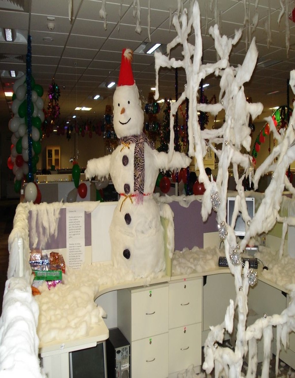 #Christmas #Office #Decoration #Ideas Winter Wonderland
