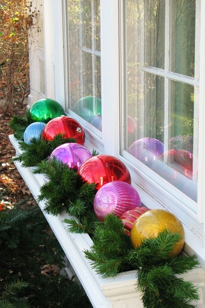 #DIY #Outdoor #Christmas #decorations Wonderful window sills