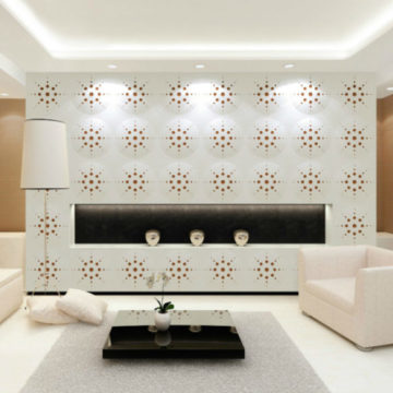#Wall #Coverings dimensional and colorful perforated wall coverings